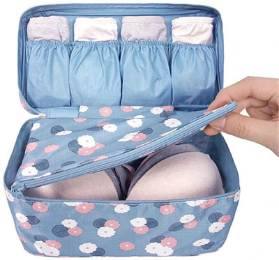 Niralasa Multifunctional Bra Underwear Organizer Bag Slide Portable(Multicolor)