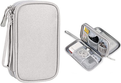 Sunesh Creation Electronics Gadget Accessories Organizer Bag Universal Digital Storage Bag(Grey)