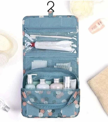 AASAISH Toiletry Hanging Kit for Women Portable Cosmetic Bag Makeup Pouch Waterproof(Blue)