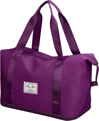 DEKIYANZ (Expandable) Folding Travel Bag for Women, Lightweight Waterproof Carry Weekender Luggage Bag Duffel Without Wheels
