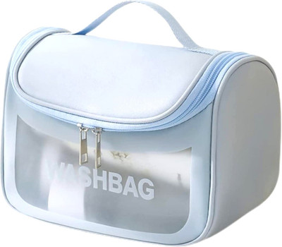 Firstseen Washbag for Women Travel Makeup & Cosmetic Organizer Waterproof Pouch(Blue)