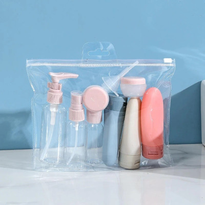 GaxQuly 11pcs Travel Bottles for Toiletries, Refillable Container for Lotion,Shower Gel(Multicolor)