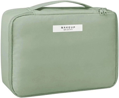 AASAISH Makeup Cosmetic Bag for Women Cosmetic Large Travel Bag for Reusable Toiletry(Green)