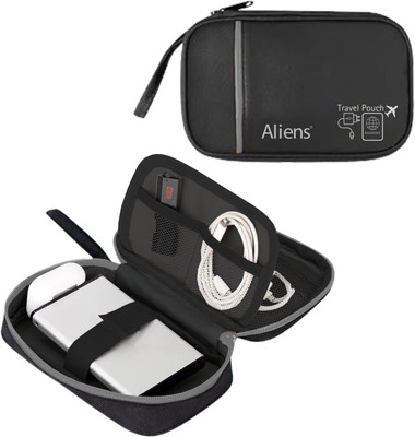 Aliens Travel Gadget Mini Organizer Case for Hard Drive, Cables, Charger & More(Multicolor)