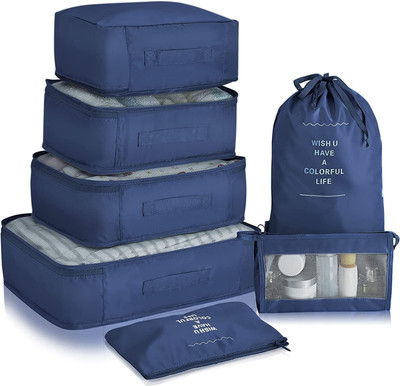 maukir Storage Bag Travel Toiletry Kit(Blue)