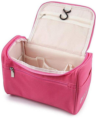 Aibzi Storage Travel Kit Pack with Hook,Travel bag for women travel, makeup bag Pink(Pink)