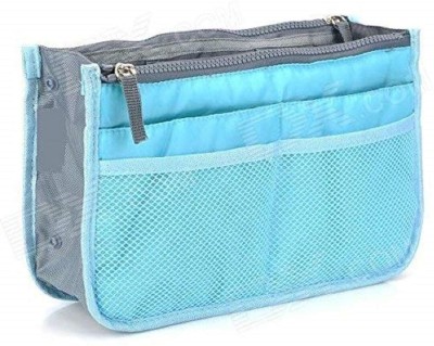 SHUANG YOU Polyester Multi Pocket Handbag Organizer(Blue)