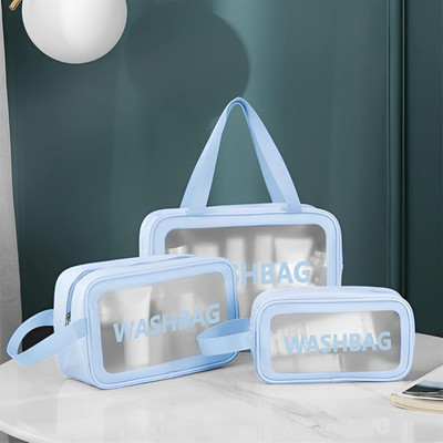 Sixsigma Cosmetic Pouch, Make up Bag for Home & Travel, Toiletry Bag for Cosmetics,Wash Cosmetic Bag(Pack of 3)