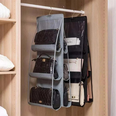 LAVNIK Hanging Handbag Purse Organizer Bags Dustproof Storage Bags Holder for Closet(Multicolor)