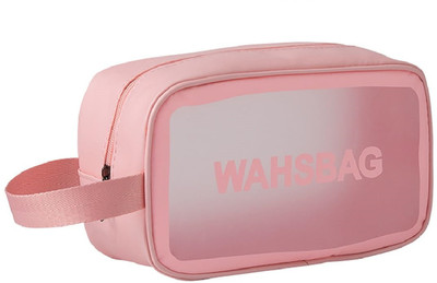 APOPHIS Small Makeup Bag Wash Bag Toiletry Organizer for Travel(Pink)