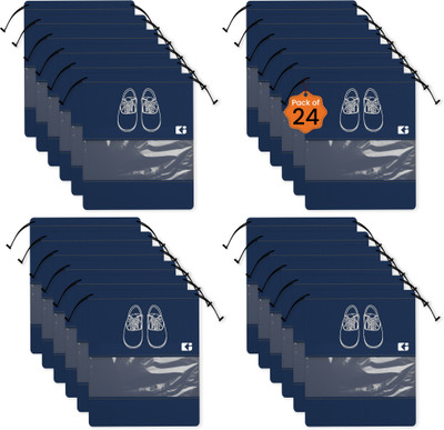 KUBER INDUSTRIES Shoe Pouch(Blue)