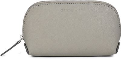 Grains & Tan Cosmetic Pouch(Grey)