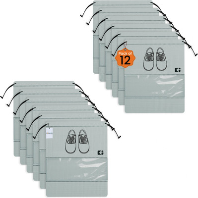 HOMESTIC by Kuber Industries Shoe Pouch(Grey)