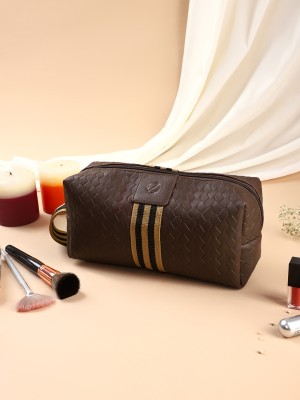 OSAIZ Women Brown Cosmetic Pouch Pouch