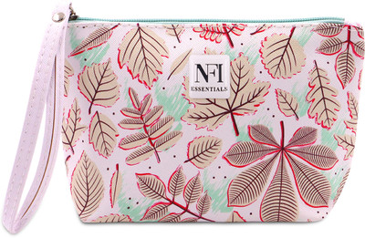 NFI essentials Cosmetic Pouch(White, Blue)