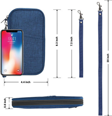 Upperkart Passport Pouch(Blue)