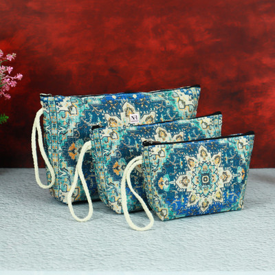 NFI essentials Cosmetic Pouch(Blue)