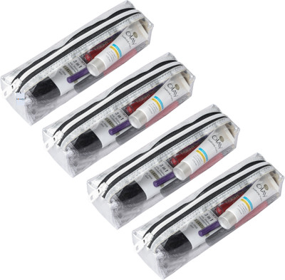 HOMESTIC by Kuber Industries Cosmetic Pouch(Silver)