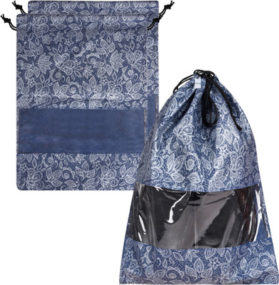 HOMESTIC by Kuber Industries Shoe Pouch(Blue)