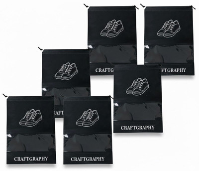Craftgraphy Shoe Pouch(Black)