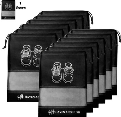 Haven and Hush Shoe Pouch(Black)