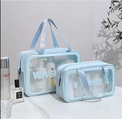 alam enterprises Cosmetic Pouch(Blue)