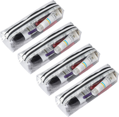 KUBER INDUSTRIES Cosmetic Pouch(Silver)