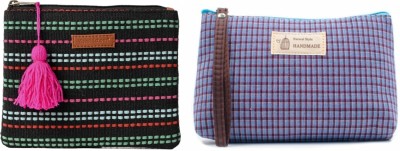 Visual Echoes Cosmetic Pouch(Multicolor)