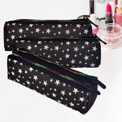 KUBER INDUSTRIES Cosmetic Pouch(Black)