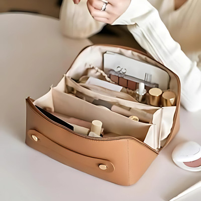 Beautyflex Cosmetic Pouch(Brown)