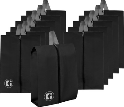 KUBER INDUSTRIES Shoe Pouch(Black)