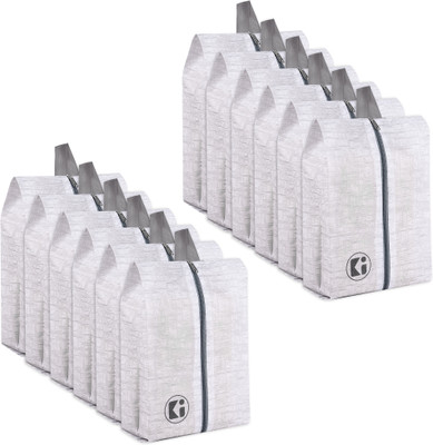 KUBER INDUSTRIES Shoe Pouch(Grey)