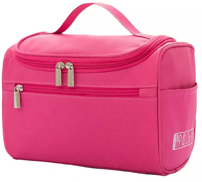Nidhi GWAT Multifunctional Travel Bag ,Cosmetic Case Household Grooming Kit with Hook Travel Shaving Kit & Bag(Pink)