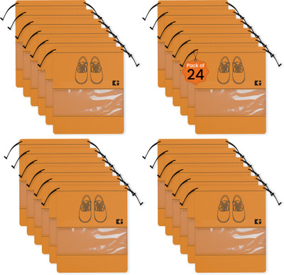 KUBER INDUSTRIES Shoe Pouch(Orange)
