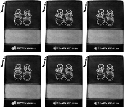 Haven and Hush Shoe Pouch(Black)