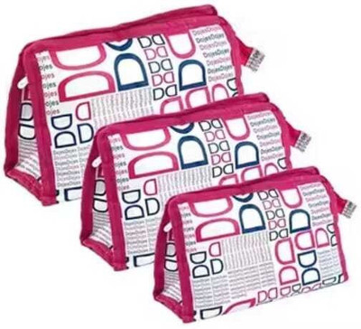 alam enterprises Cosmetic Pouch(Pink)