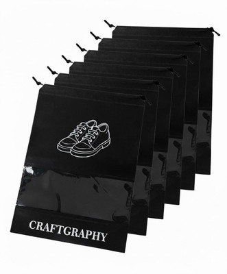 Craftgraphy Shoe Pouch(Black)