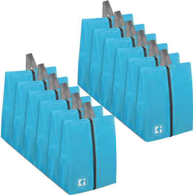 KUBER INDUSTRIES Shoe Pouch(Blue)