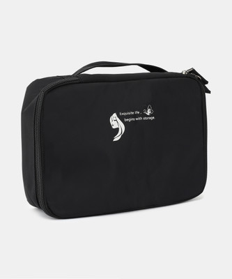 RRK IMPORT AND EXPORT Cos Tool Travel Toiletry Kit(Black)