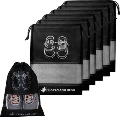 Haven and Hush Shoe Pouch(Black)