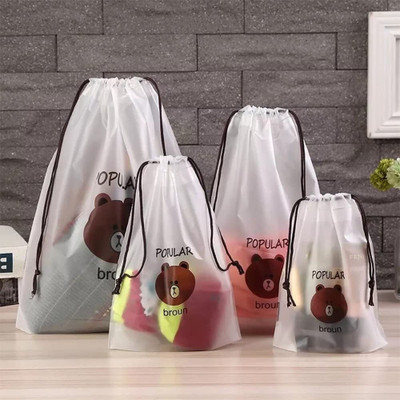 Takositio 10pcs Shoe Bag Cover for Shoe Storage Travel Organizer for Dustproof(White)