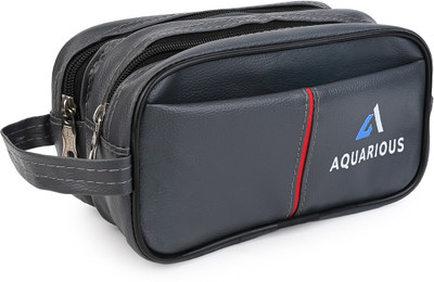 AQUARIOUS Cosmetic Pouch(Grey)