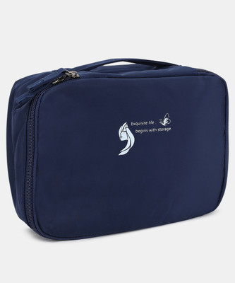 RRK IMPORT AND EXPORT Cos Tool Travel Toiletry Kit(Blue)