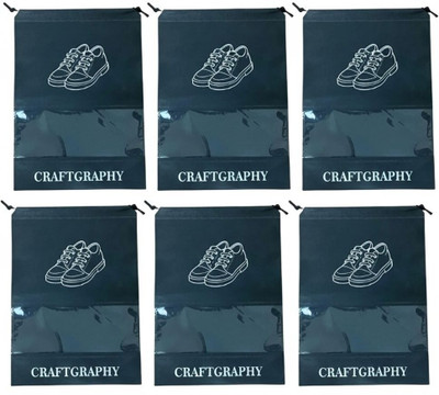 Craftgraphy Shoe Pouch(Black)