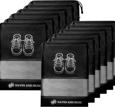 Haven and Hush Shoe Pouch(Black)