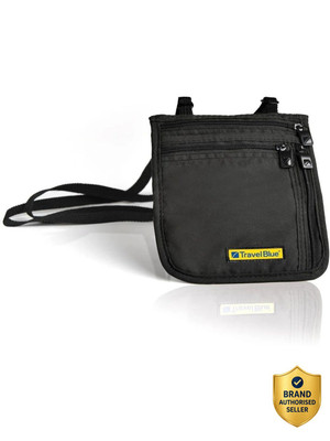 TRAVEL BLUE Neck Pouch(Black)
