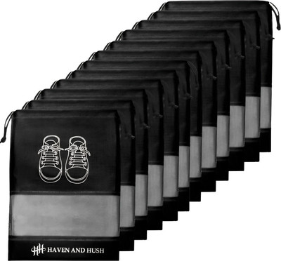 Haven and Hush Shoe Pouch(Black)