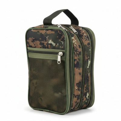 BATUTA HUB Army Design Shaving Kit Bag for Men | Waterproof Travel Toiletry Organizer Travel Shaving Kit(Green)