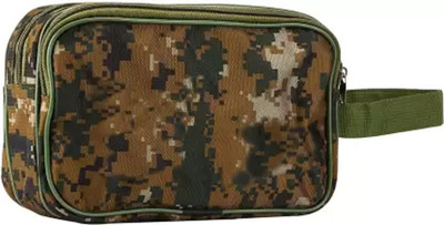 Wengvo Travelling Kit Pouch with Pockets & 3 Side Pockets Travel Shaving Bag Travel Shaving Kit & Bag(Green)
