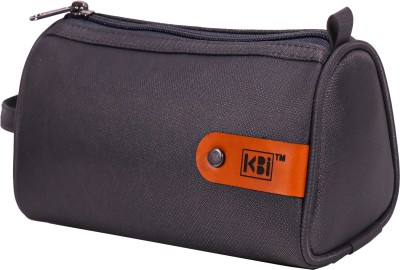 KBI Travel Bags Shaving Kit Makeup Cosmetic Pouch Travel Shaving Bag(Grey)